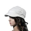 Boinas femininas a cabo malha de chapéu com sotaque de flores feminino boina de gorro folgado Hatberets chur22