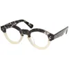 Männer Optische Brillengestell Marke Dicke Brillengestelle Vintage Mode Frauen Runde Brillen für Frauen Die Maske Handgefertigte Myopie-Brille mit Etui