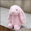 Parti Favor Etkinlik Malzemeleri Festival Ev Bahçesi Paskalya Tavşanı Yumuşak Dolgulu Hayvan Bebek Oyuncakları 30cm 40cm Karikatür Simator Bunny Ear Peluş Oyuncak F