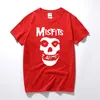 Mens Hiphop Punk Skull Misfits Cotton Shortsleeve Tshirt Marve 220618