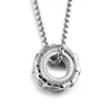 Pendant Necklaces Car Tire Silver/ Pendant/ Gold Stainless Steel Necklace For Men GiftPendant NecklacesPendant