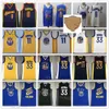 ファイナルマンバスケットボールジェームズワイズマンジャージー33クレイトンプソン11チームカラーホワイトブラックネイビーブルースポーツファンのためのステッチと刺繍