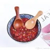 Kitchen Cooking Wooden Children Spoon Mini Cooking Smooth Meal Jam Utensils Kitchenware Supply Tableware Tool LX0446