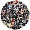 100 stks/pak Skateboard Stickers Graffiti Zwarte Kat Voor Auto Laptop iPad Fiets Motorhelm Gitaar PS4 Telefoon koelkast Decals PVC water fles Sticker