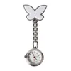 Pocket Watches Fashion Butterfly Table Watch With Clip Brooch Chain Quartz JAN88