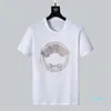 Mens Letter Print T Shirts Black Fashion Designer Summer High Quality Top Short Sleeve #28