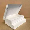 10pcs White Gift Box Festival Party Wellblecher Aufbewahrungsdisplay-Karton unterstützt maßgeschneiderte T-Shirt-Perücke Verpackung Craft Box T220714 T220714