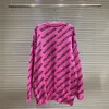 Роскошный вязаный свитер с надписью на осень-зиму 2023 Acquard Knitting Machine E Custom Jnlarged Detail Crew Neck Cotton 2XL / 3XL