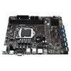 Płyty główne Mothering płyta główna LGA 1151 Zestaw zestawu G3900 CPU 8 GB DDR4 RAM MSATA 12XPCIE do USB3.0 Grafika Glotka ETH Minermoterboard