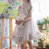 Abiti da ragazza Principessa al ginocchio Flower Girl Party Tulle senza maniche Collo gioiello con FlowerGirl