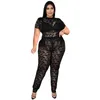 Tracksuits voor dames Perl Lace Two Piece Outfit Sexy