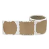 Tom Adhesive Sticker Kraft Paper 3 former 500 st etiketter per roll 1222474