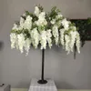 150см высокий художественный цветок гортензии глициния дерево для дома гостиная декор свадебный мероприятие стол целевые украшения