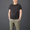Herren-Trainingsanzüge, kurzärmliges T-Shirt aus hochwertiger 80-Faden-merzerisierter Baumwolle für Herren im Sommer