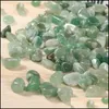 Loose Gemstones Jewelry Irregar Natural Green Stone For Home Office El Garden Bowl Decor Handmade Making Diy Ac Dhkg4