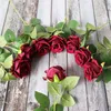 Home Single flannelette rose imitation flower Valentine's Day Wedding Decorative Flowers hotel decorative fake flower artificial silk flowerZC1000