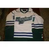 사용자 정의 NIK1 Tage Mercyhurst Road # 19 Best Hockey Jersey 자수 스티치 또는 사용자 정의 모든 이름 또는 번호 Retro Jersey