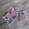 New American Flag Trump Brosch Creative Diamond Pin Crystal Badge Hantverk Rhin