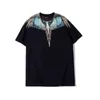 modemärke MB Kort ärm Marcelo Classic Jersey Burlon Phantom Wing T-shirt Färgfjäder Lightning Blad Par Half T-shirt7zup