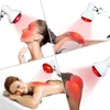 Lâmpada de aquecimento para massagem com luz infravermelha próxima para melhorar o sono, artrite, alívio da dor muscular, fisioterapia 220325