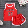 Children's basketball clothing thin casual sports boys summer suit children's basketball clothing sports quick drying clothes children's