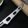 Kök verktyg 3 hål tårta smör pizza knivar Slitstark rostfritt stål ostkniv Resuable lätt att rengöra RRA13304