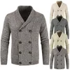 Herren -Casual -Shirts Herumn Herbstpullover Fashion Youth Double Breasted Cardigan Pullovermen's's