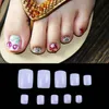 False Nails White Natural Clear Plastic Fake With Glue Full Nail Tips Artificial Stiletto Toe Art Prud22