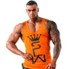 Men Tank Top Gym Workout Singlet Sleeveless Blouse Stringer Tank Tops Bodybuilding Show Muscle 220627