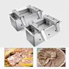 304 Stainless Steel Meat Pressing Die Box Carrielin Cooked Meats Frozen Pig Head Beef And Sheep Bacon Forming Box Meates Press