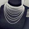 Kedjor Fashion Multilayer Rhinestone Claw Chain Necklace For Women's Clavicle Sexig Simple Banquet Party Jewelry Necklacein