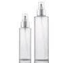 スクラブフロストファインミスト香水アルミニウムアトマイザー化粧品コンテナポータブル100/200ml空の補充可能なプラスチックスプレーボトル