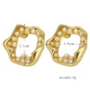 2022 Orecchini di design di orecchini di perle di qualità di lusso Orecchini di design di moda con perno coreano per le donne Lady Bride Party Holiday Classic Special Simple Circle Jewelry