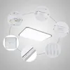 Luzes de teto LED quadrado 24W Montar lâmpadas finas do painel de lâmpadas leves para o quarto banheiro iluminação diminuída