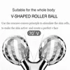 2Colors Face-Lifting Instrument 3D Manual Roller Lifting Shape V-formade 2 omgångar Forma Body Massage Beauty Tool 220513