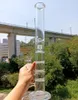 Narguilés de bang d'eau en verre épais clair de 18 pouces avec trois filtres en nid d'abeille pneu Perc femelle 18mm