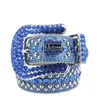 2022 Fashion Rhinestone Belt Simon Silver Shiny Diamond Crystal Ladies Waist Belt for Jeans93767621792802