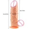 26 * 7cm enorme dildos realistas enorme pênis macio com ventosa grosso falo erótico pau sexy brinquedos para mulheres masturbação