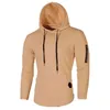 Nieuwe Lente Mannen Hooded T Shirt Slim Fit Cotton Lange Mouwen Casual Tops Tops En Tees Tshirt voor Mannen My174 L220730