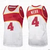 Trae 11 Young Jersey Spud 4 Webb Basketbal Jerseys 2021/2022 Borduurwerk Logo's heren zwart rood wit S M L XL XXL Hoge kwaliteit