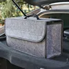 Car Organizer Fireproof Woolen Soft Felt Storage Box Trunk Bag Vehicle Tool Multi-Use Tools Carpet FoldingCar