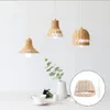 Pendant Lamps 1pc Retro Lamp Cover Rattan Lampshade With Light SourcePendant