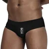 4 pièces/lot hommes slips coton sous-vêtements Sexy Jockstrap respirant Slip Bikini Gay homme caleçons 220423