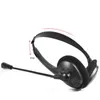 Écouteurs universels 3,5 mm Commerce avec microphone HD Réduction du bruit Casque filaire 3,5 mm pour ordinateur PC Appel vocal