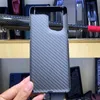 Echte koolstofvezel slanke gevallen voor Oppo Zoek X5 / X5 Pro ultradunne matte harde pantserklep