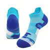 Sport Terry Cotton Ankelstrumpor Low Cut Athletic Tab Socks för män Kvinnor Ungdom Barn