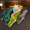 Cm Giant Real Life Filled Coccodrillo Cuddle Simulation Animal Alligator Dolls Kawaii Cuscino creativo per bambini Regali J220704