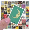 60PCS Tarot Card Laptop Stickers Pack For Notebook Phone Guitar Case Motorcycle Luggage DIY Waterproof Sticker Decals Whole4719950
