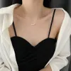 S3108 Natural Freshwater Pearl Titanium Steel Necklace for Women Pearls Beaded Choker Necklaces