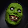 Glühende LED-Maske gruselige Halloween-Maske, lächelnde Dämonen, die bösen Cosplay Requisiten, Horror Holiday Party 2021 Geschenk, Masque G220412